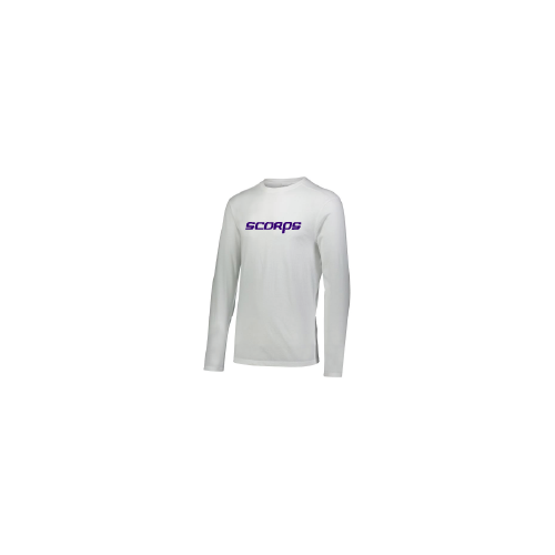 Mens LS Tri Blend - Scorps - White